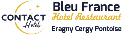Hotel Restaurant Bleu France Eragny situé à Eragny Cergy Pontoise - adhérent Contact Hotel près Cergy Pontoise Conflans St Ouen Poissy