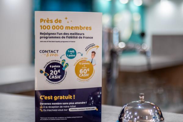 Génereux programme de fidélité Contact Hotel